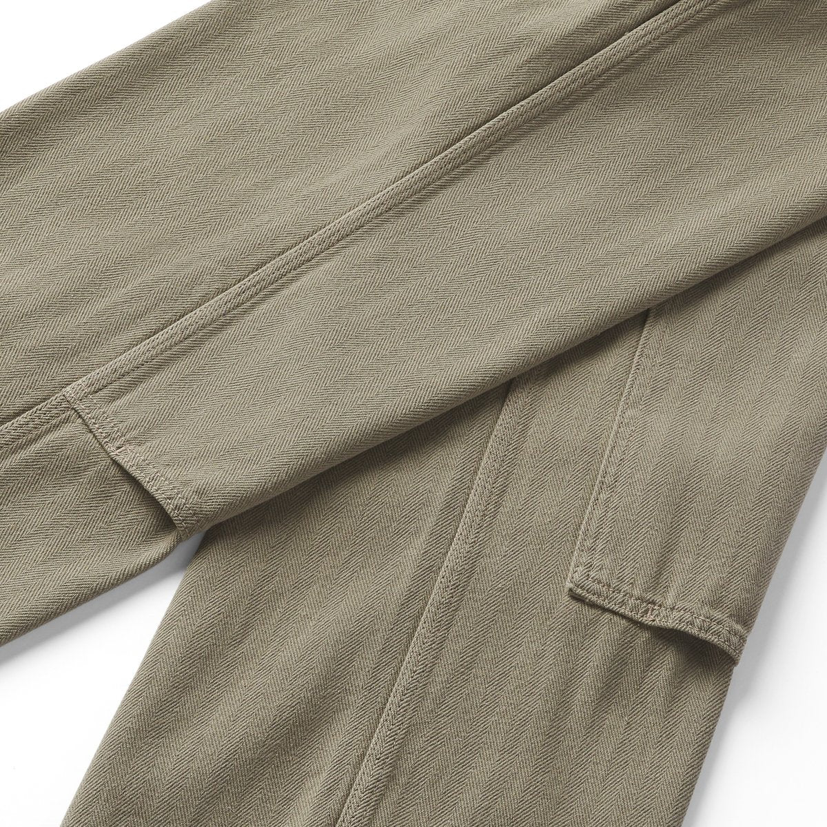 Kenton Double Knee Pants Herringbone Dusty Olive / Danner Quality
