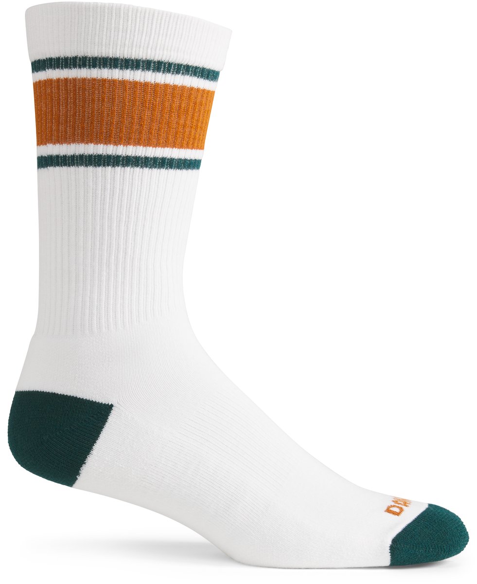 Jag Sock Lightweight Crew - White/Orange / Danner New