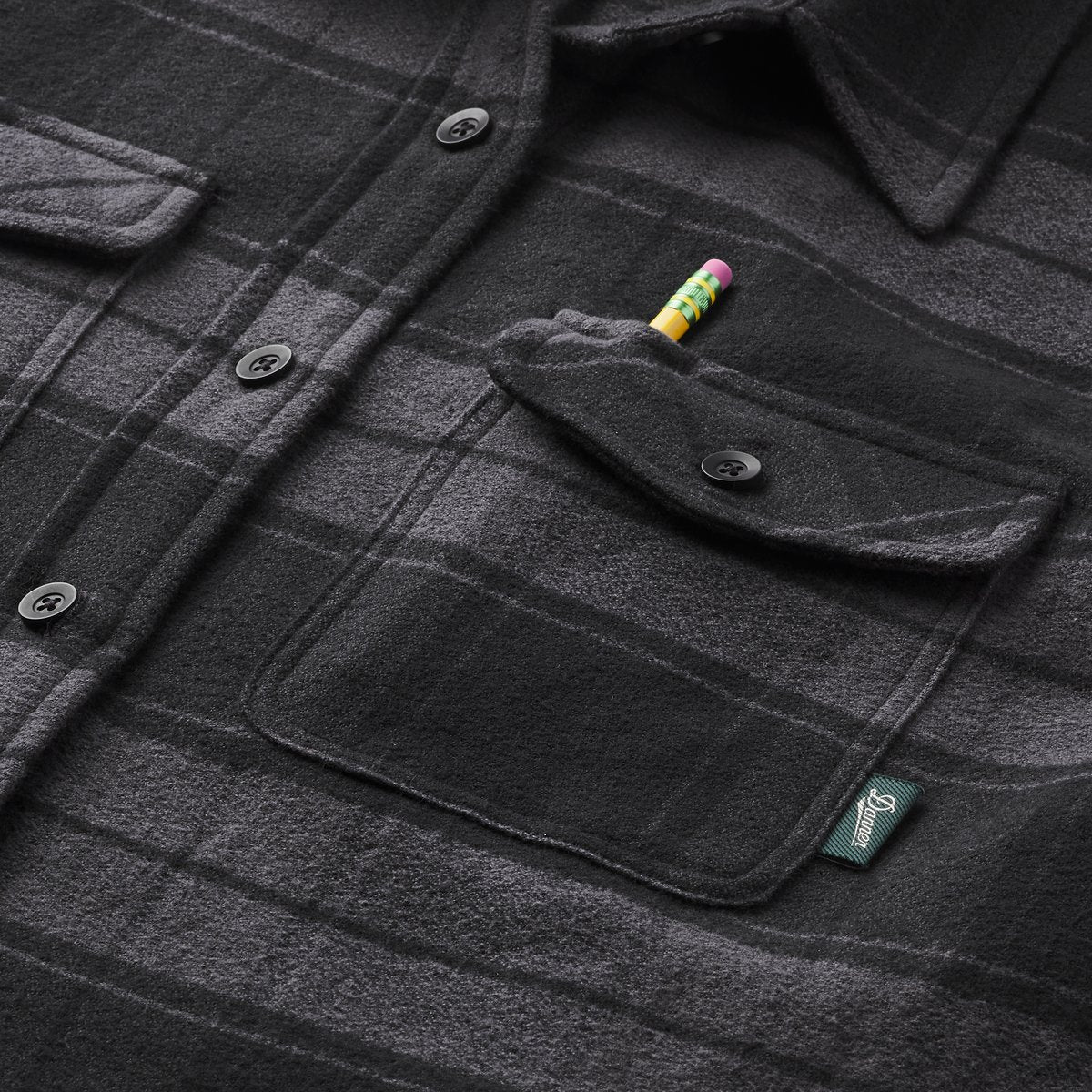 Sauvie Cotton Flannel Shirt Black Plaid / Danner Everyday