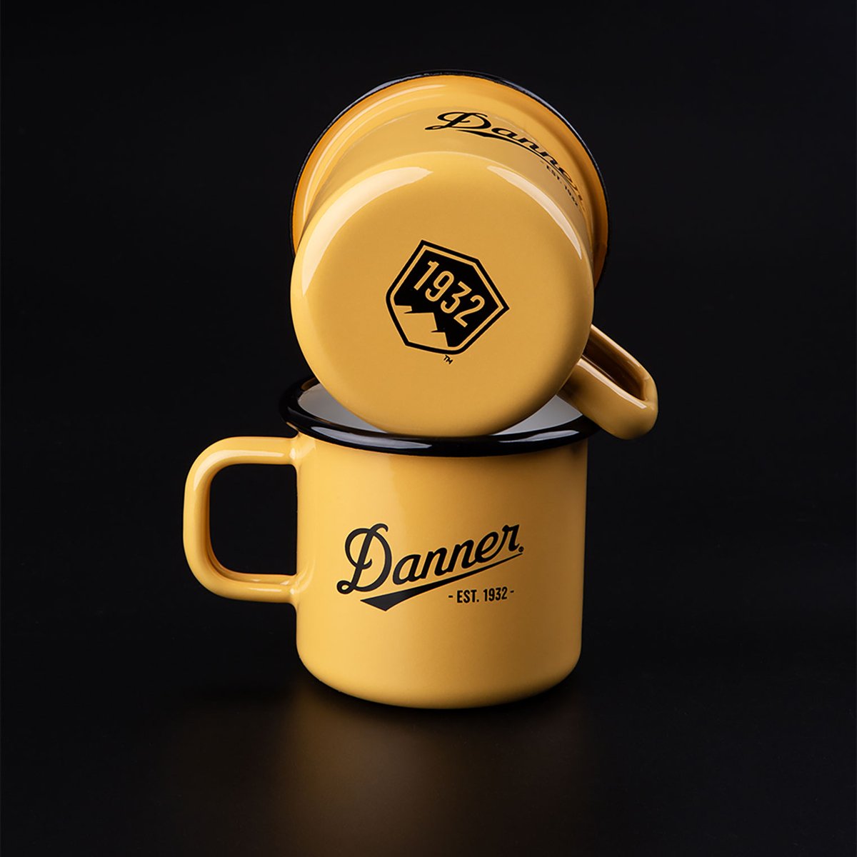 Enamel Camp Mug 12oz Apricot Yellow / Danner Signature