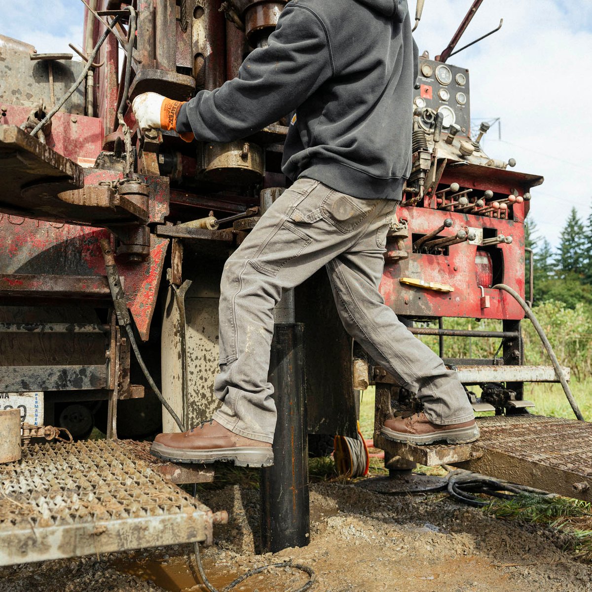 Ground Control 6" Brown Steel Toe / Danner Essential