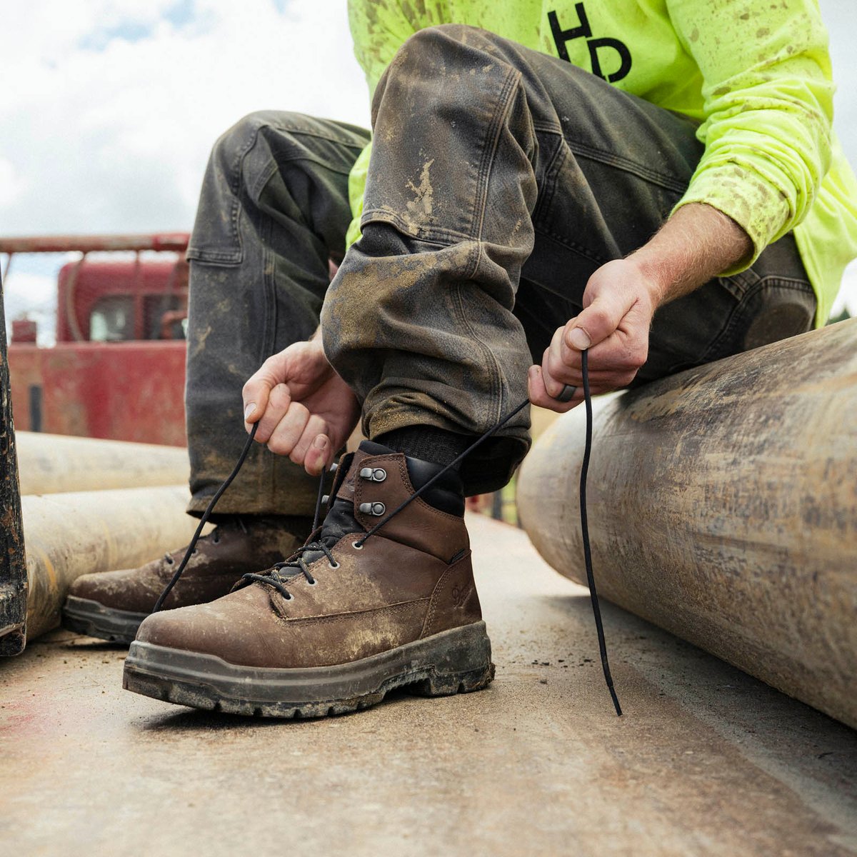 Ground Control 6" Brown Steel Toe / Danner Essential
