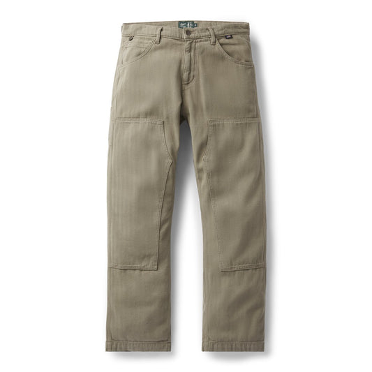 Kenton Double Knee Pants  Herringbone Dusty Olive / Danner Quality