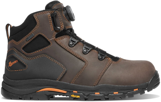 Vicious BOA 4.5" Brown/Orange Composite Toe (NMT) / Danner Classic