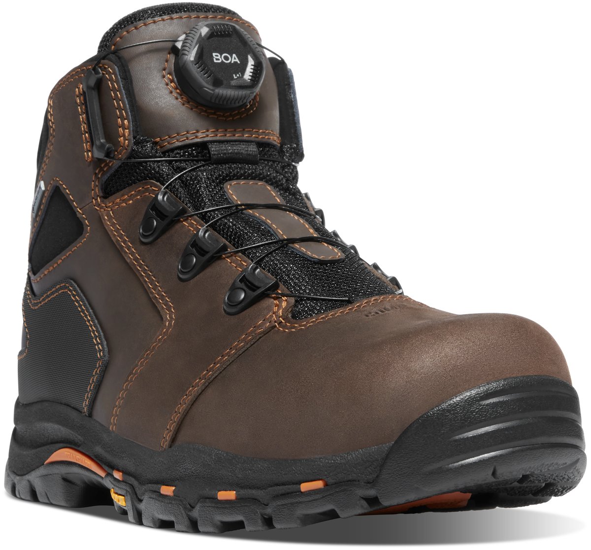 Vicious BOA 4.5" Brown/Orange Composite Toe (NMT) / Danner Classic