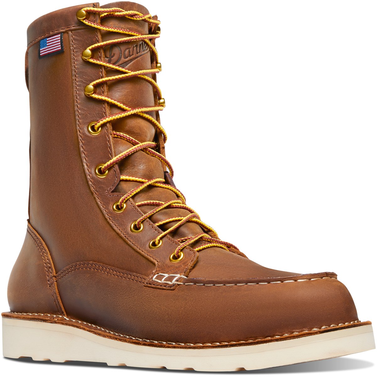 Bull Run Moc Toe 8" Tobacco Steel Toe / Danner Sale