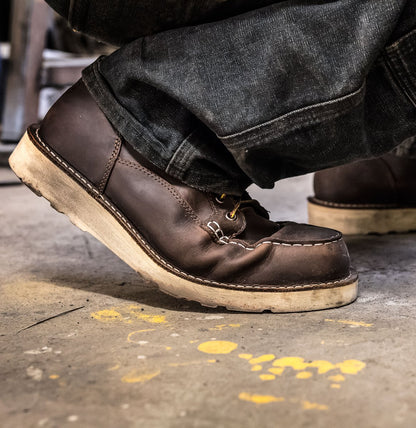 Bull Run Moc Toe 6" Brown Steel Toe / Danner Popular
