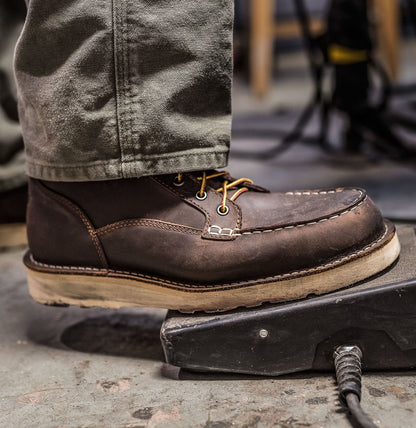 Bull Run Moc Toe 6" Brown Steel Toe / Danner Popular