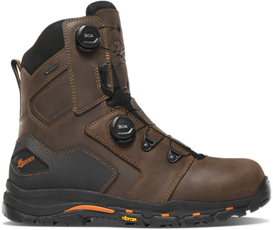 Vicious BOA 8" Brown/Orange Composite Toe (NMT) / Danner Quality