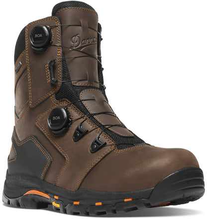 Vicious BOA 8" Brown/Orange Composite Toe (NMT) / Danner Quality
