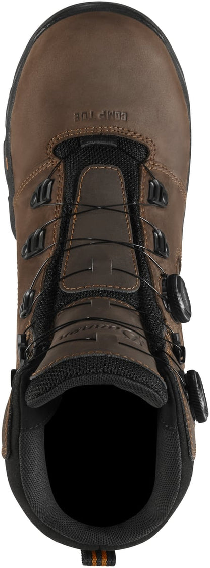 Vicious BOA 8" Brown/Orange Composite Toe (NMT) / Danner Quality