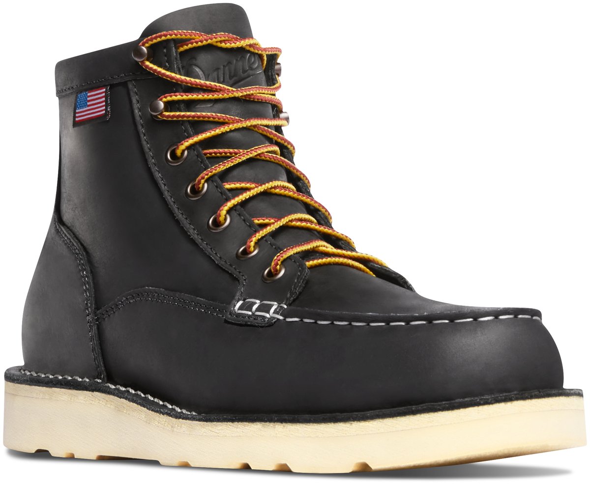 Bull Run Moc Toe 6" Black Steel Toe / Danner Customer Favorite