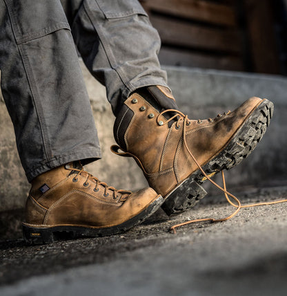 Quarry USA Distressed Brown Alloy Toe / Danner Top Pick