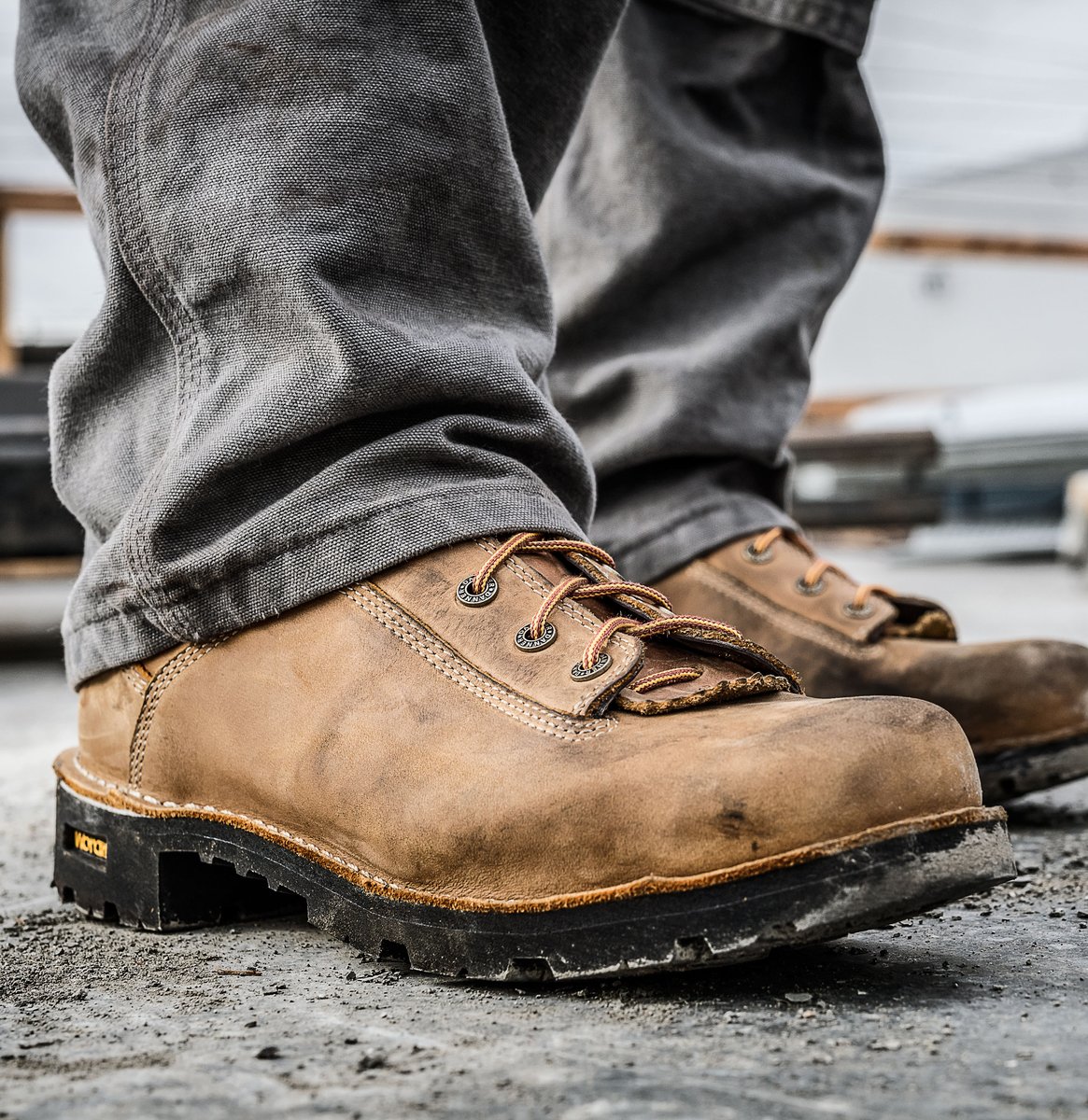 Quarry USA Distressed Brown Alloy Toe / Danner Top Pick