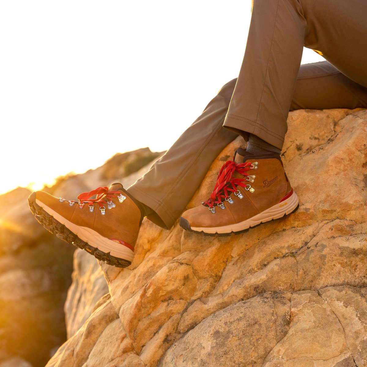 Mountain 600 Leaf GTX Grizzly Brown/Rhodo Red / Danner Everyday