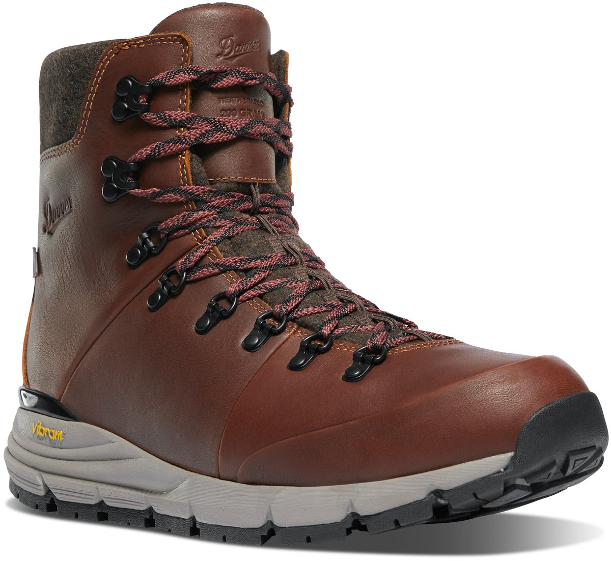 Arctic 600 Side-Zip  Roasted Pecan/Fired Brick Insulated 200G / Danner Signature