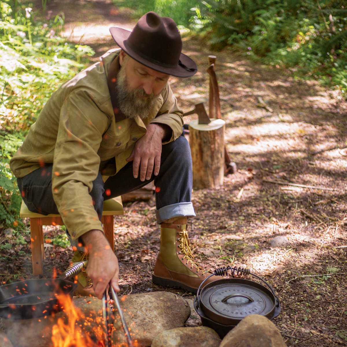 Danner Light Revival 8" Khaki / Danner Essential