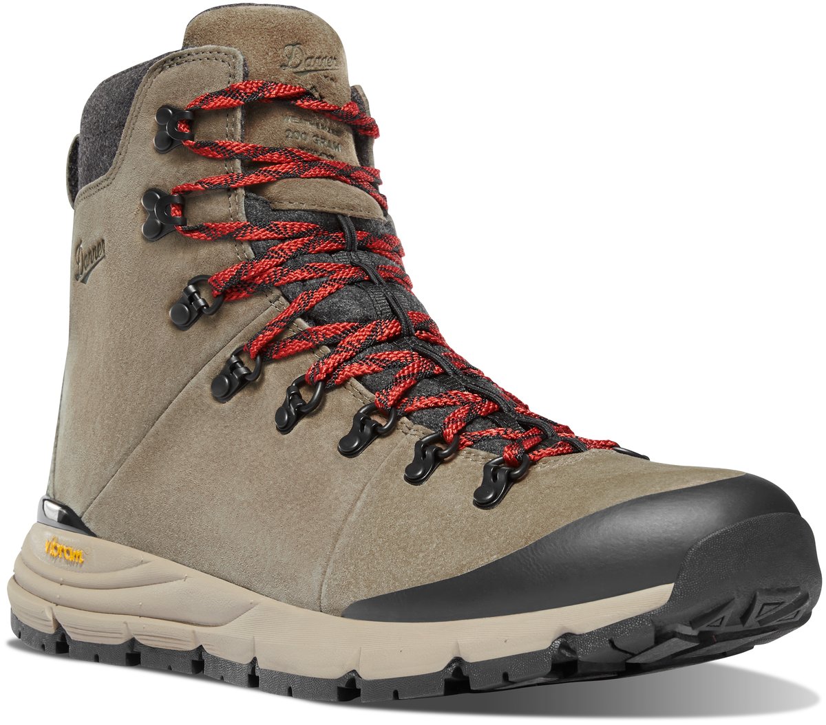 Arctic 600 Side-Zip Brown/Red Insulated 200G / Danner Everyday