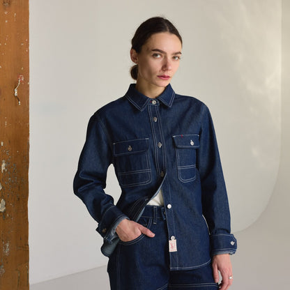 Larch Mt Denim Shirt Dark Wash Indigo / Danner Discount