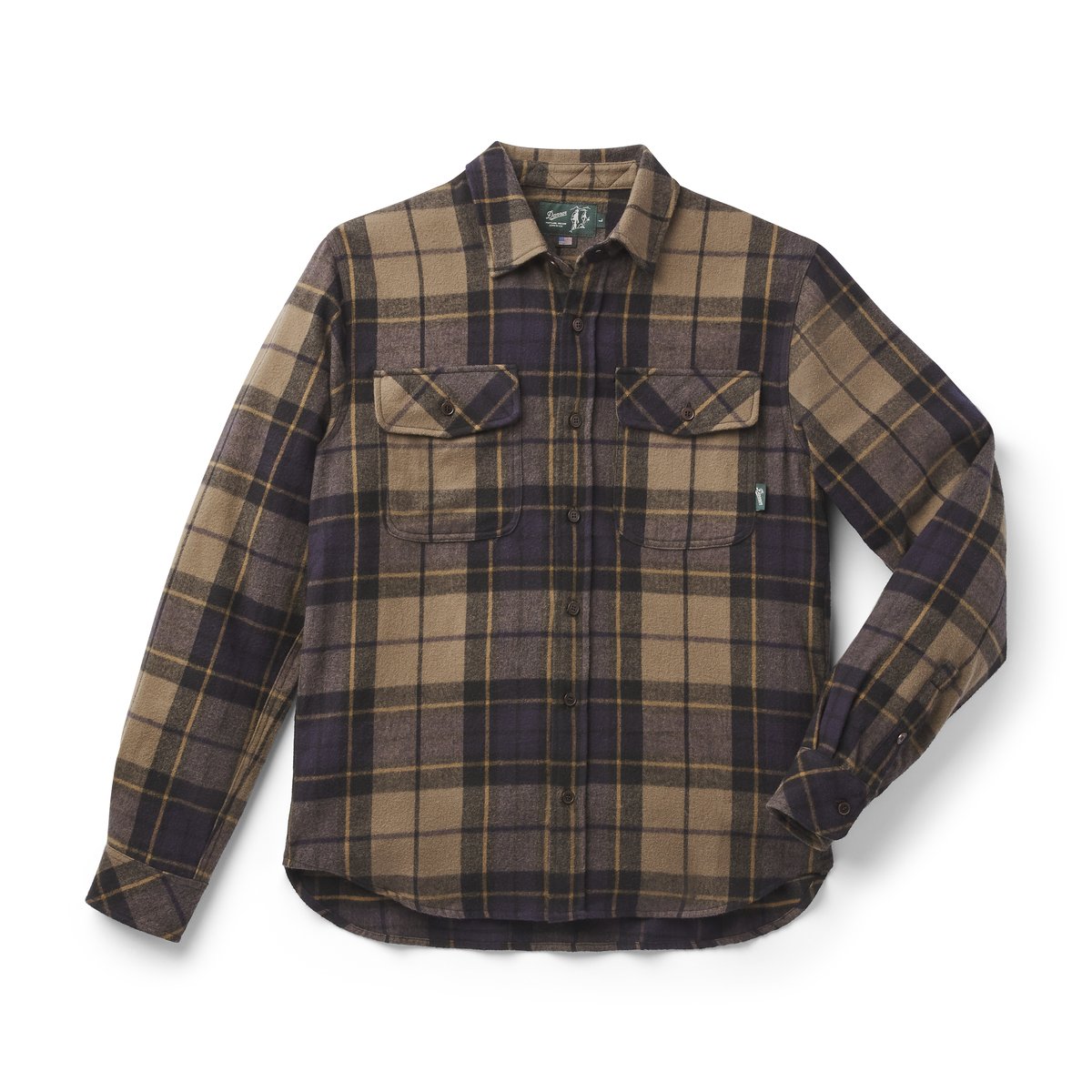 Cedar Mill Cotton Flannel Shirt  Navy/Olive Tartan Plaid / Danner Latest