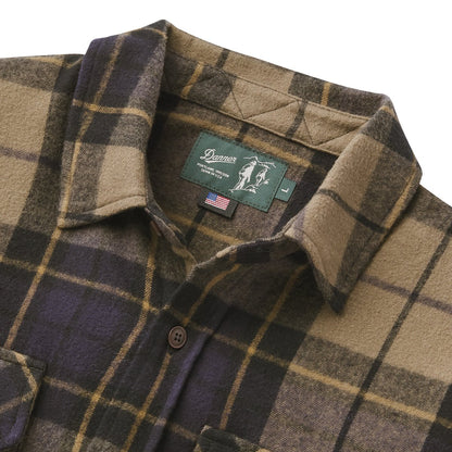 Cedar Mill Cotton Flannel Shirt  Navy/Olive Tartan Plaid / Danner Latest