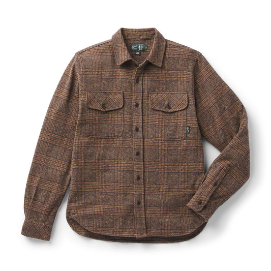 Cedar Mill Cotton Flannel Shirt  Brown/Tan Tweed Plaid / Danner Trusted