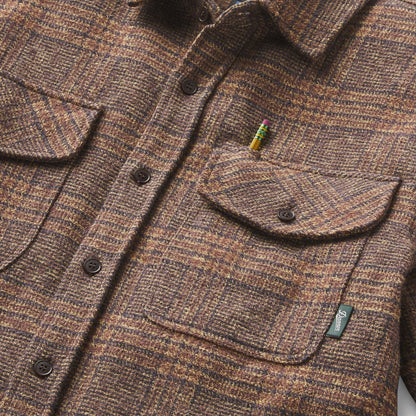 Cedar Mill Cotton Flannel Shirt  Brown/Tan Tweed Plaid / Danner Trusted