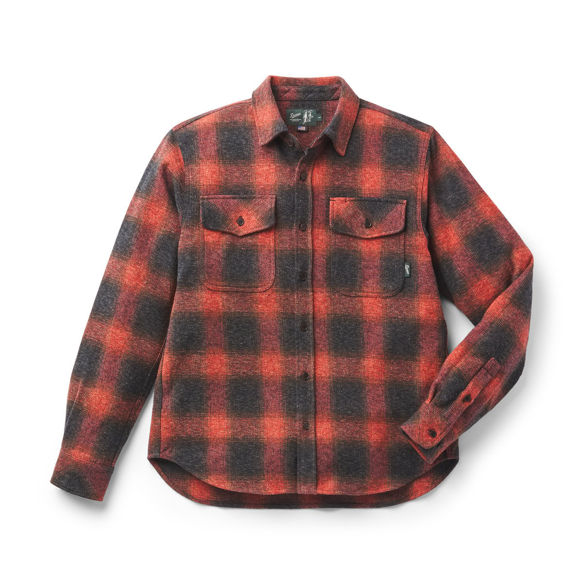 Cedar Mill Cotton Flannel Shirt  Ombre Buffalo Plaid / Danner Signature