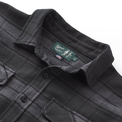 Cedar Mill Cotton Flannel Shirt  Black Plaid / Danner Discount