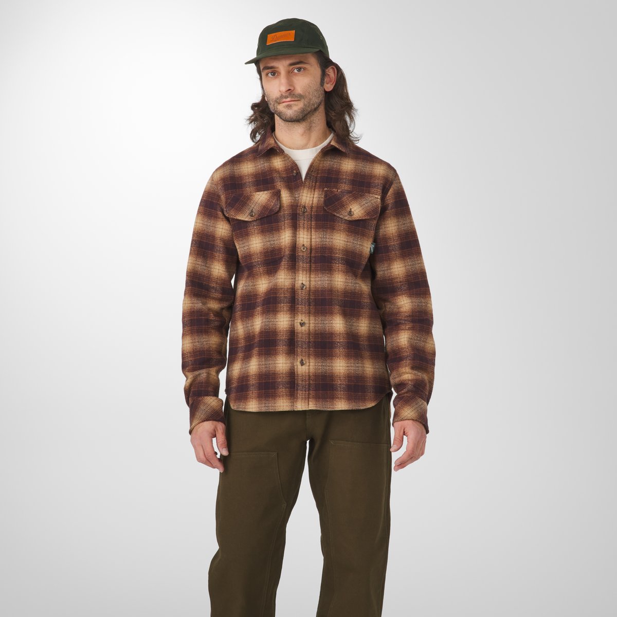 Cedar Mill Cotton Flannel Shirt  Espresso Plaid / Danner Smart Buy