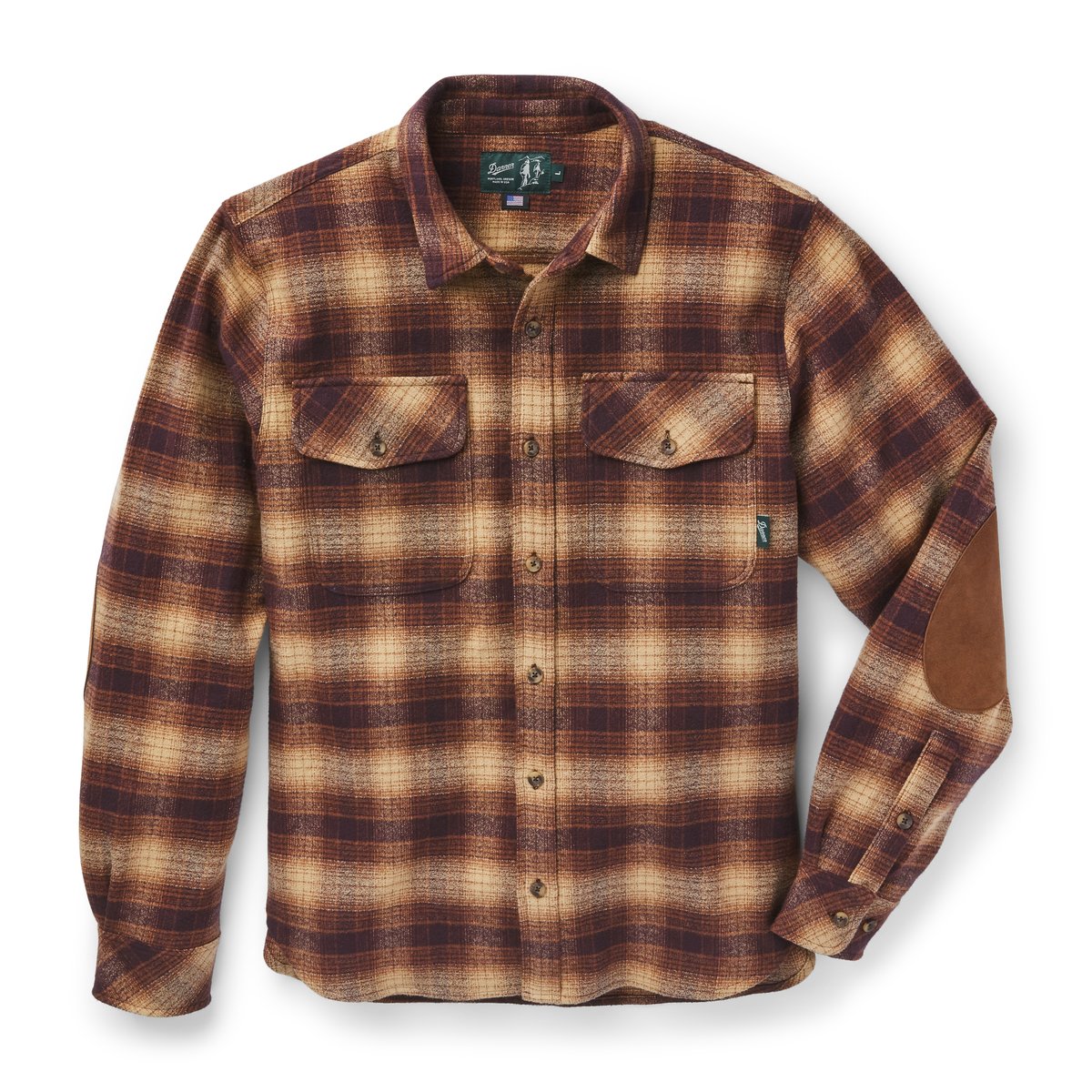 Cedar Mill Cotton Flannel Shirt  Espresso Plaid / Danner Smart Buy