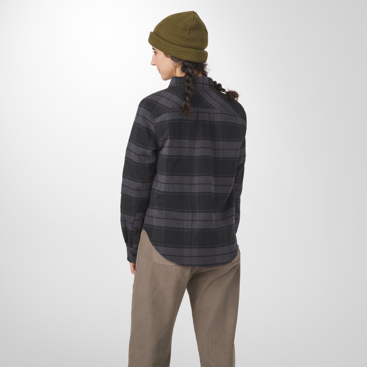 Sauvie Cotton Flannel Shirt  Black Plaid / Danner Everyday