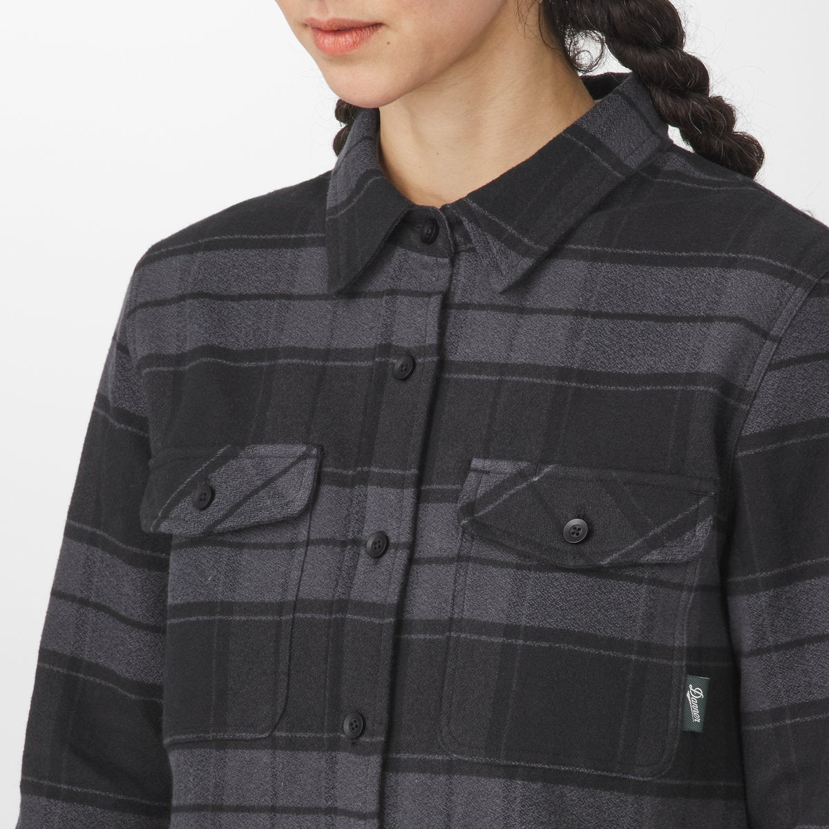 Sauvie Cotton Flannel Shirt  Black Plaid / Danner Everyday