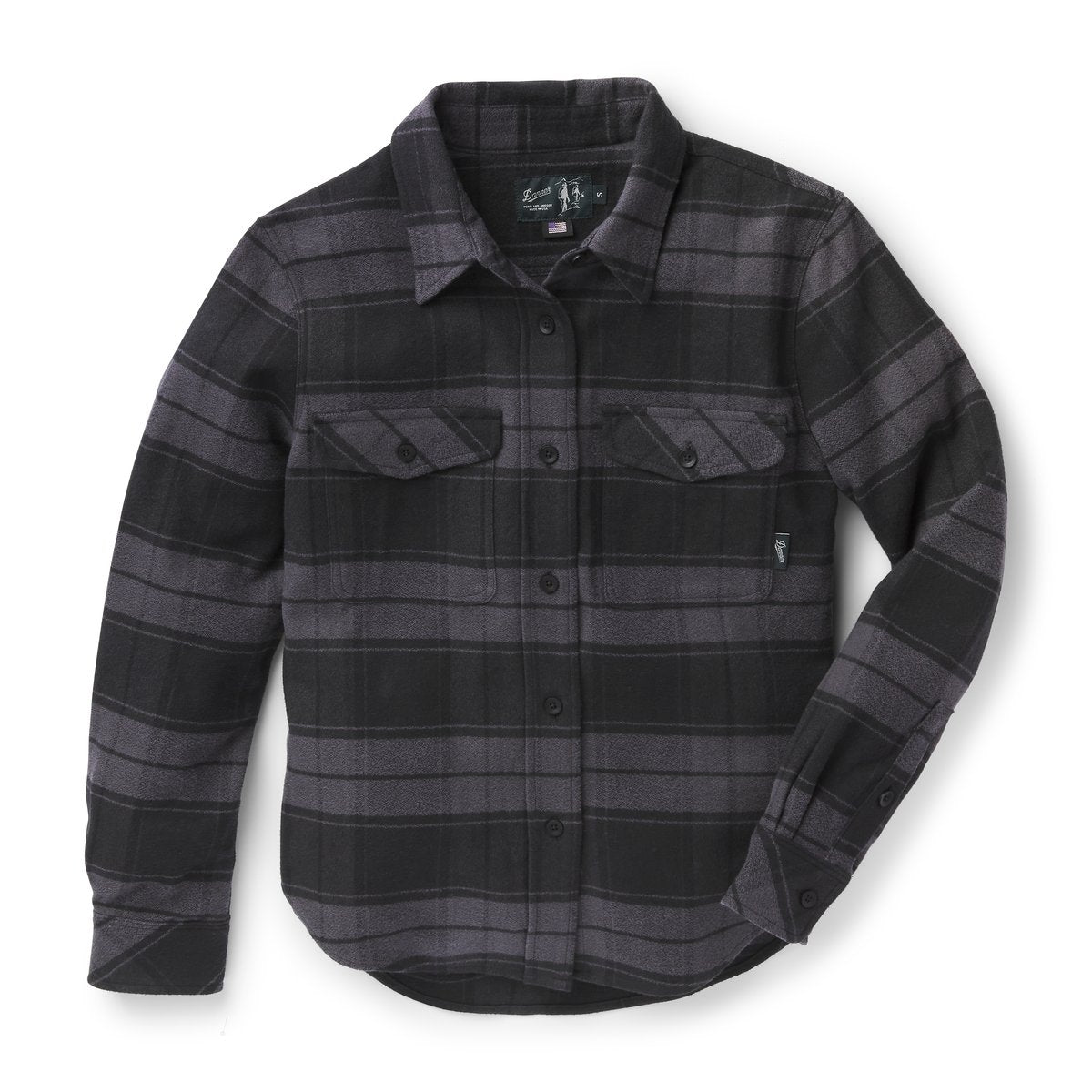 Sauvie Cotton Flannel Shirt  Black Plaid / Danner Everyday