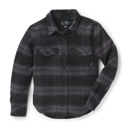 Sauvie Cotton Flannel Shirt  Black Plaid / Danner Everyday