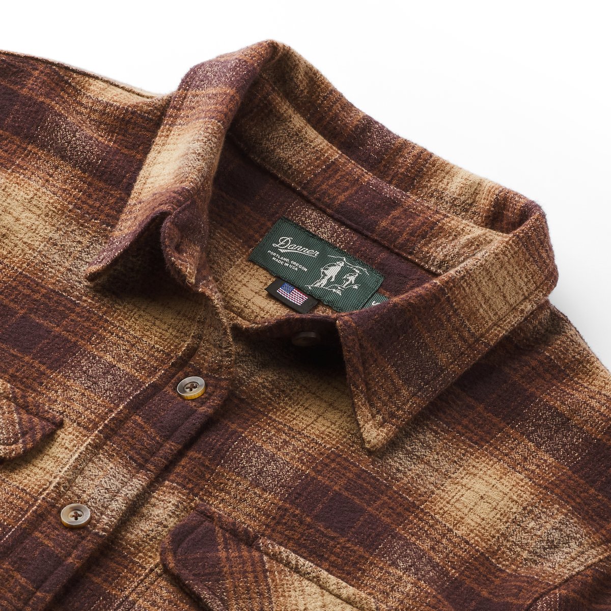 Sauvie Cotton Flannel Shirt  Espresso Plaid / Danner Best Seller