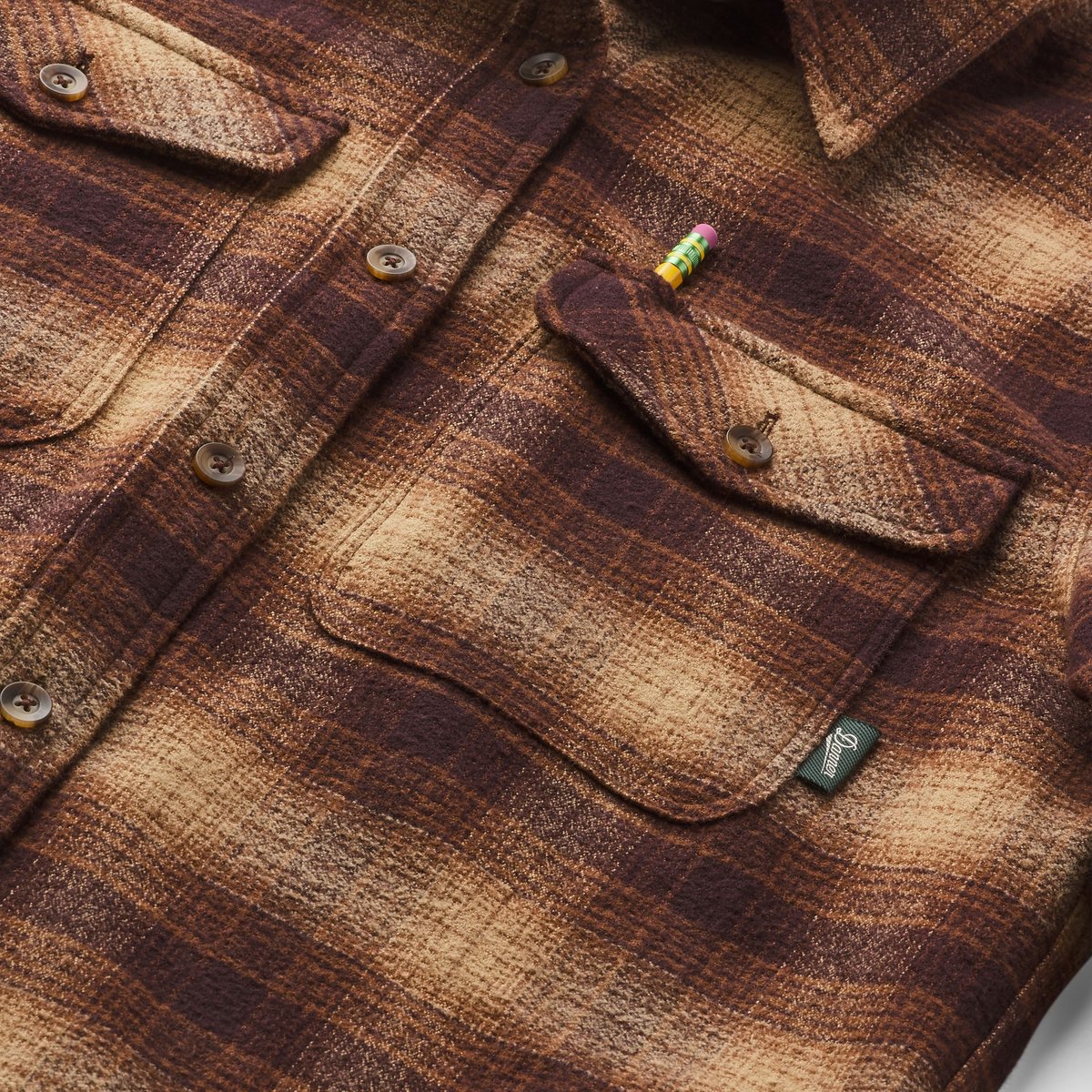 Sauvie Cotton Flannel Shirt  Espresso Plaid / Danner Best Seller