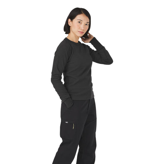 Santiam Waffle LS Tee Black / Danner Value