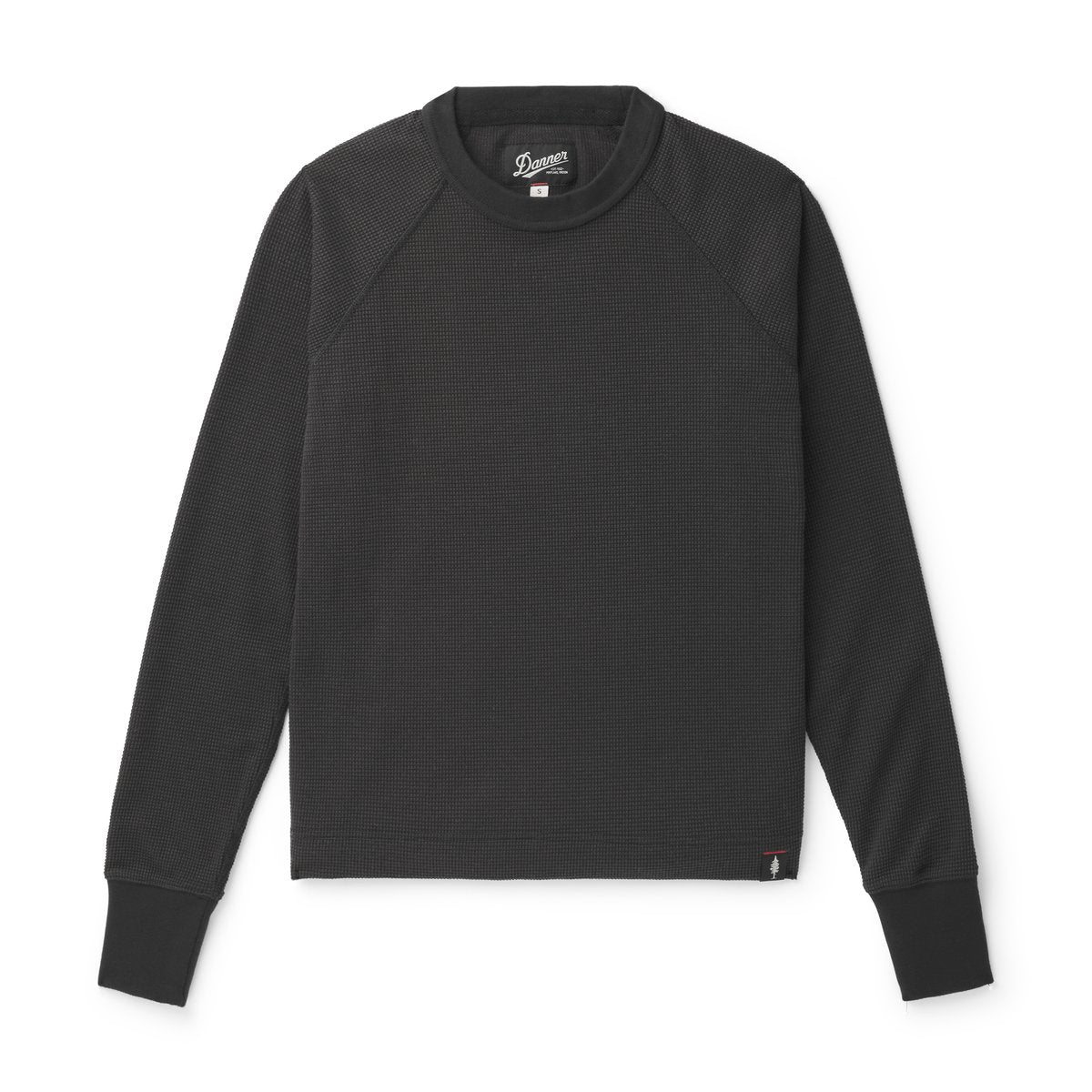 Santiam Waffle LS Tee Black / Danner Value