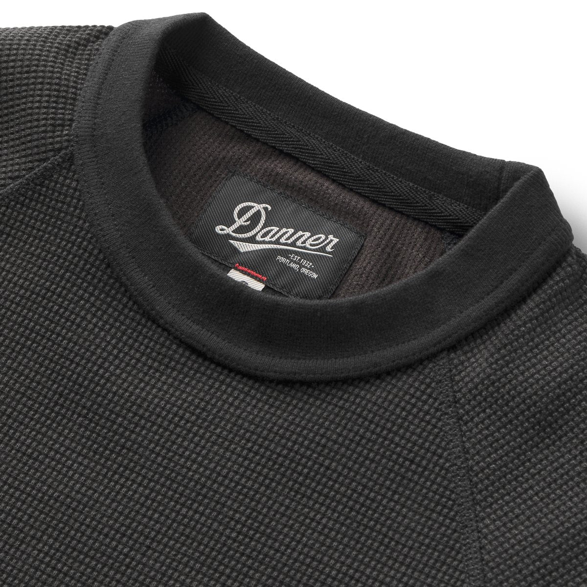 Santiam Waffle LS Tee Black / Danner Value