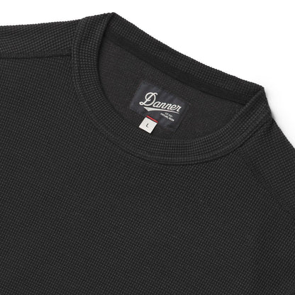 Santiam Waffle LS Tee Black / Danner New