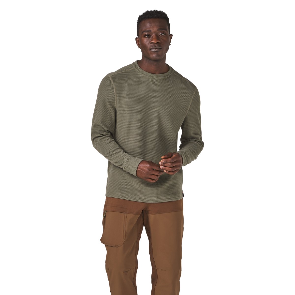 Santiam Waffle LS Tee Dusty Olive / Danner Sale