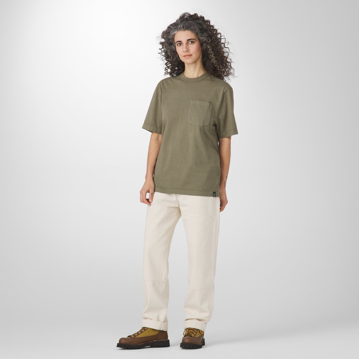 Heavyweight Pocket Tee Dusty Olive / Danner Classic