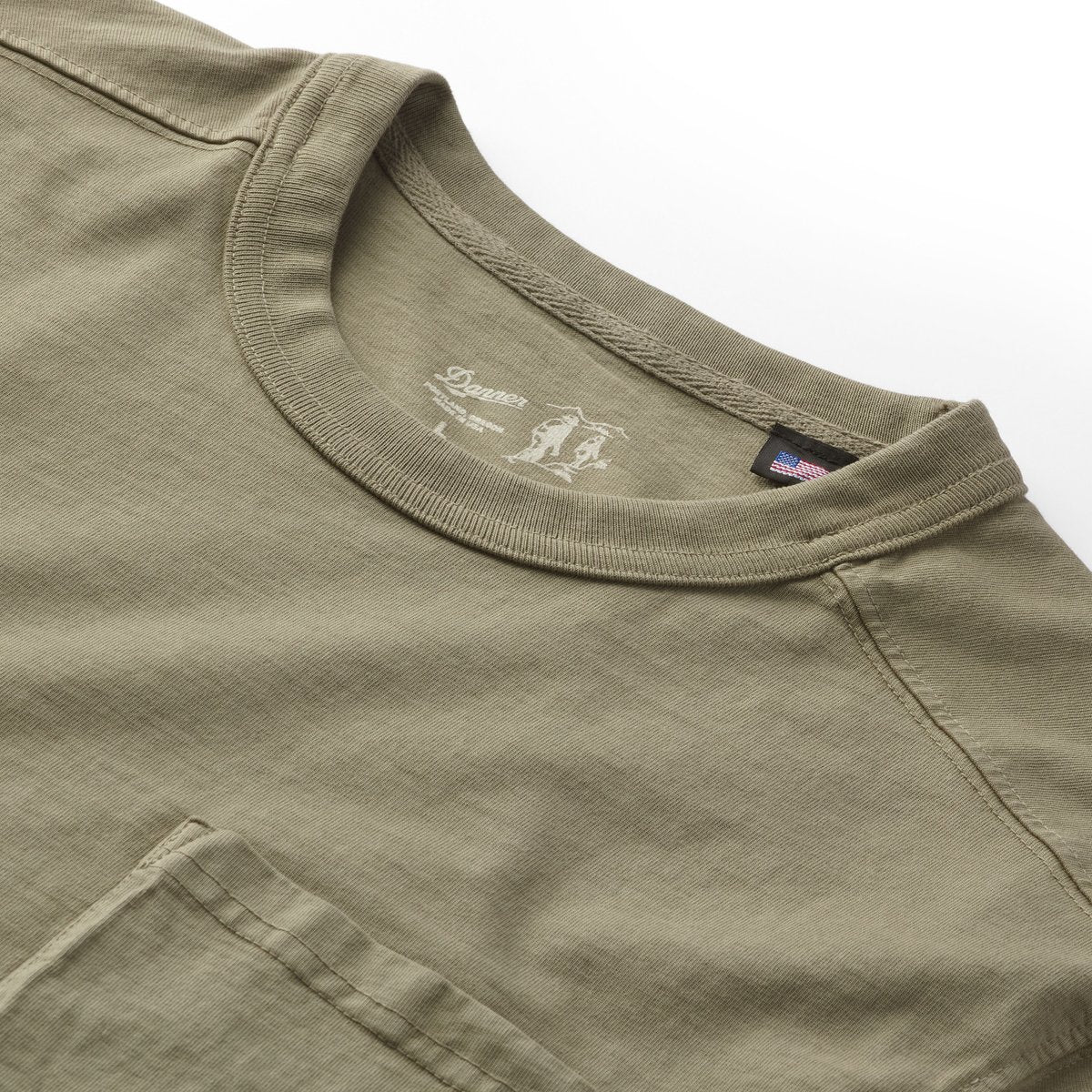 Heavyweight Pocket Tee Dusty Olive / Danner Classic