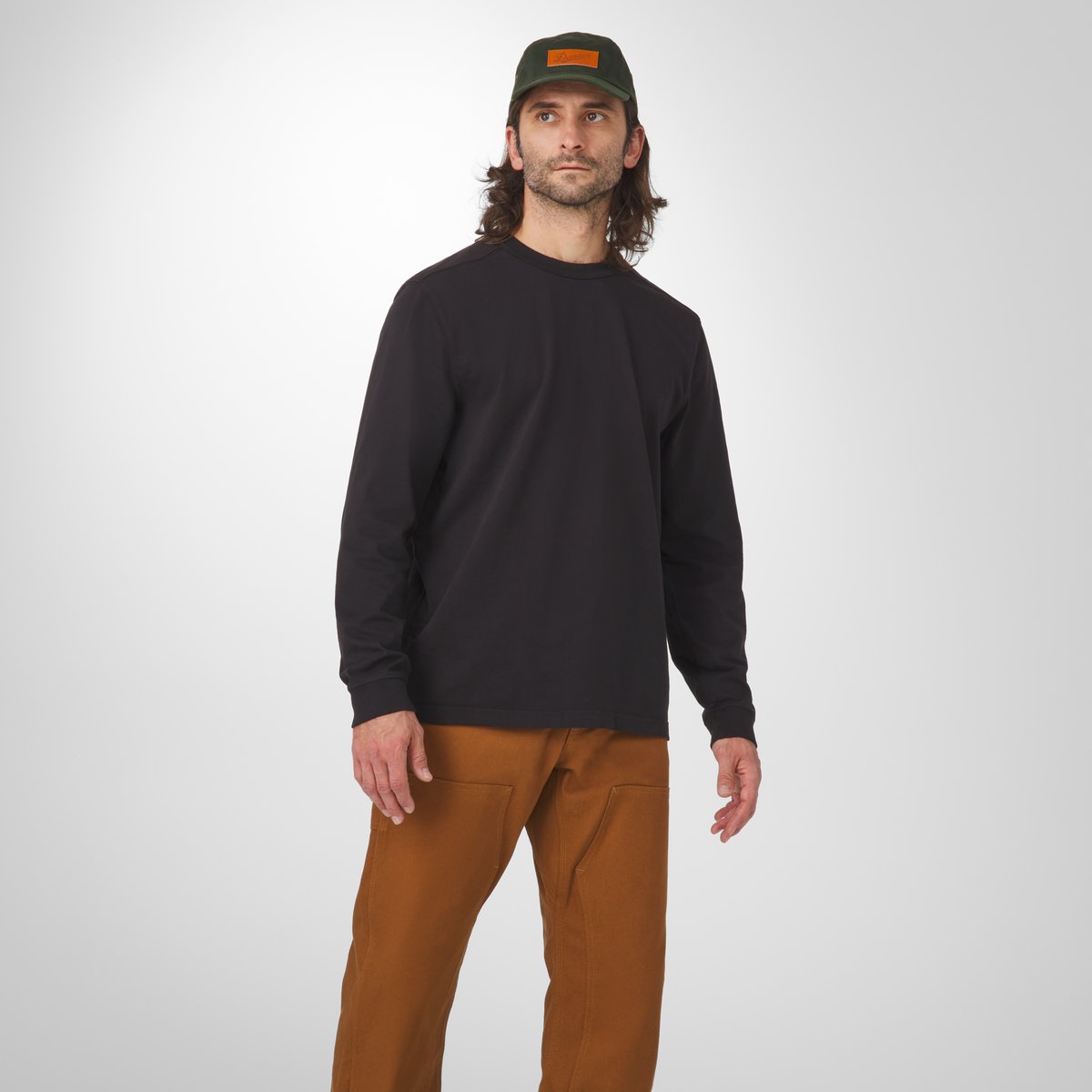 Heavyweight Long Sleeve Tee Black / Danner Premium