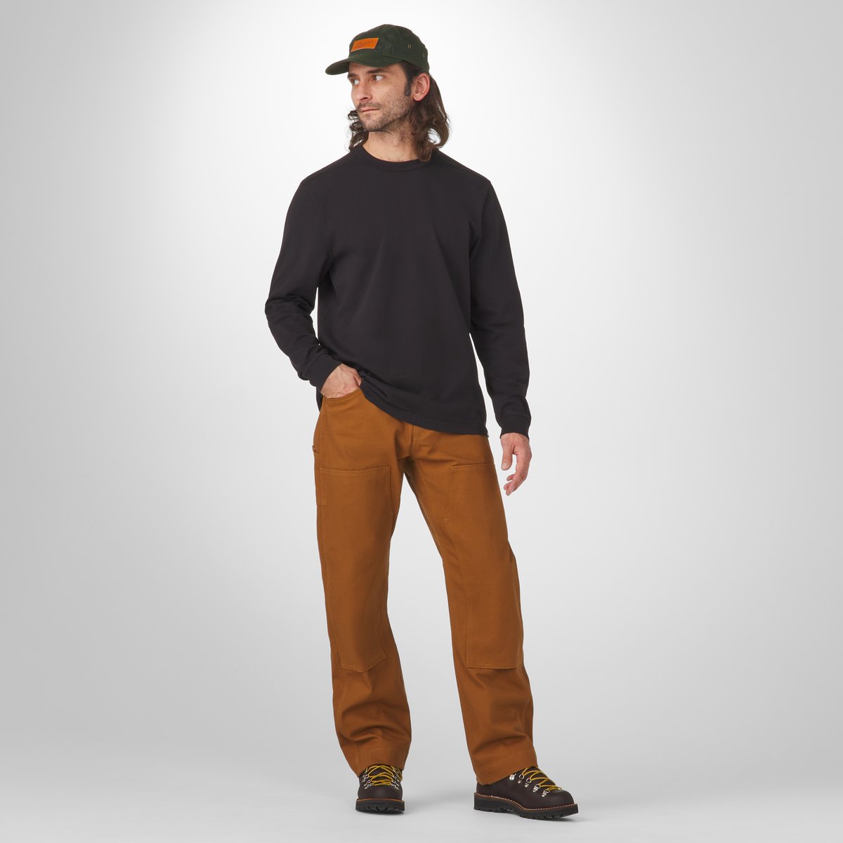 Heavyweight Long Sleeve Tee Black / Danner Premium