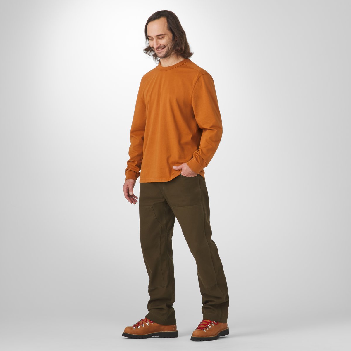 Heavyweight Long Sleeve Tee Glazed Ginger / Danner Latest
