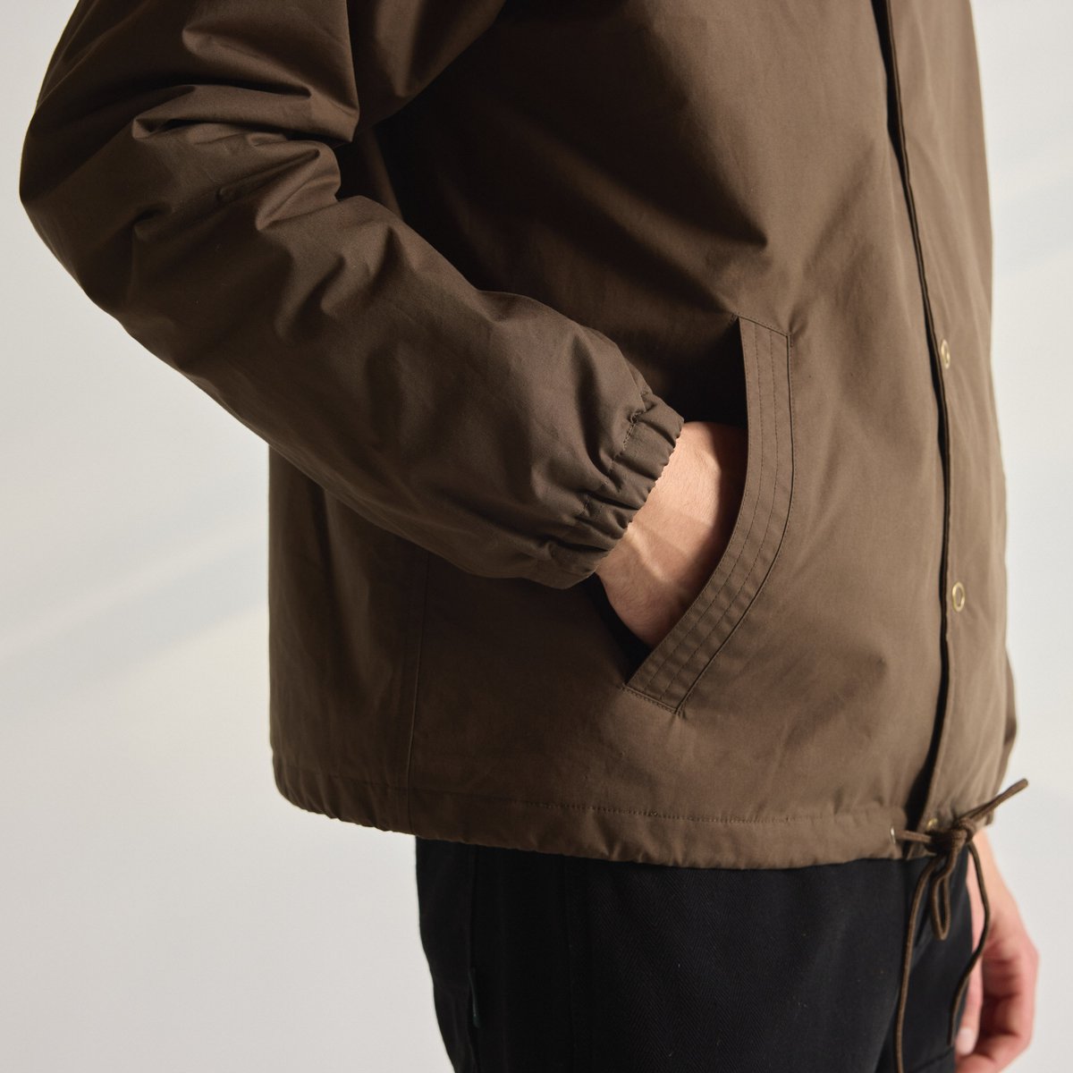 Waxed Primaloft® Coaches Jacket Brown / Danner New