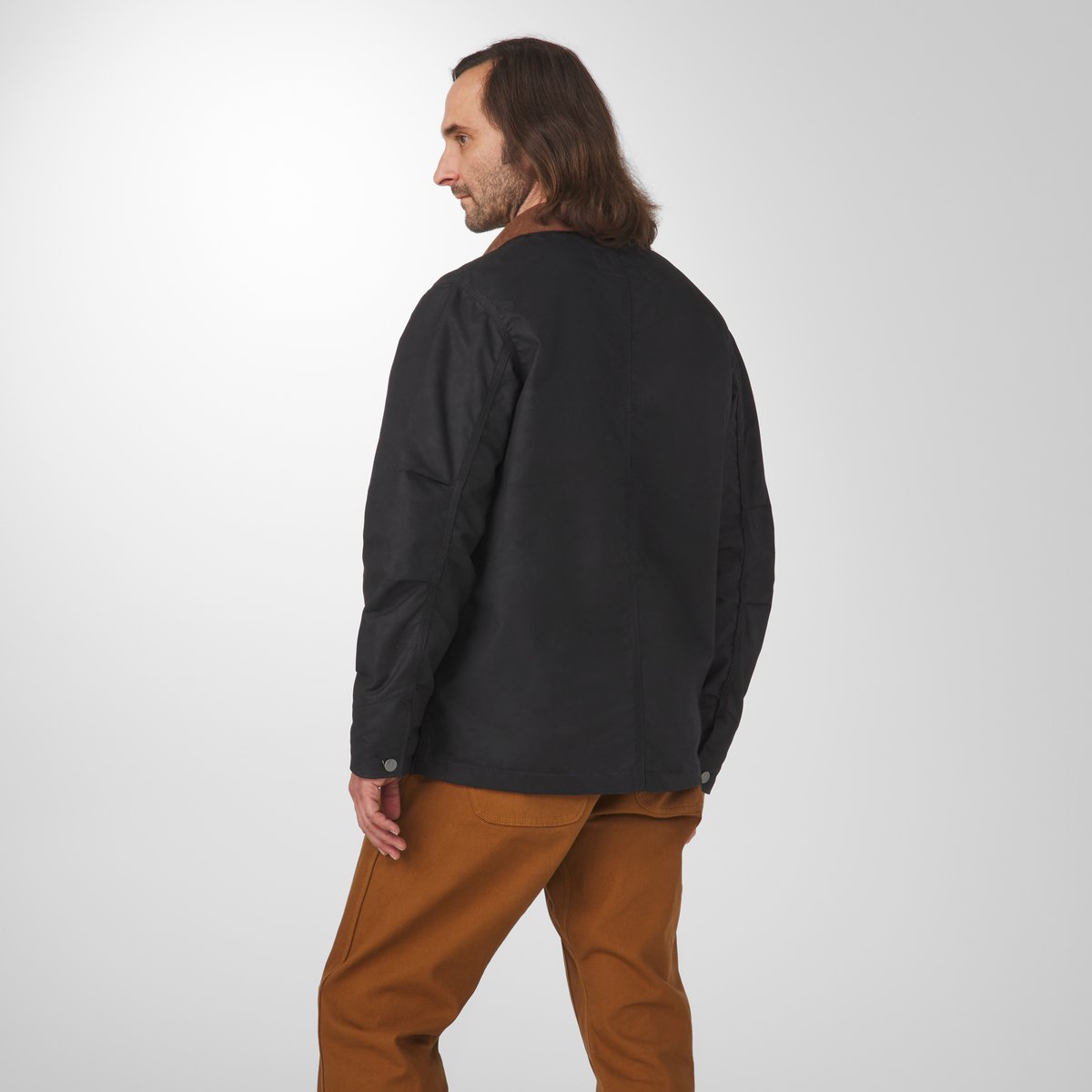 Shipyard Waxed Canvas Jacket  Black/Bison / Danner Customer Favorite