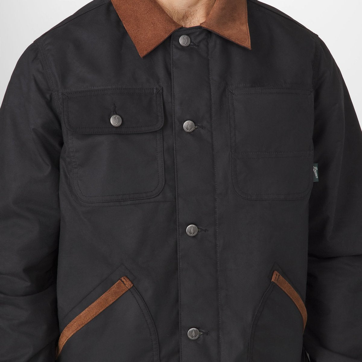 Shipyard Waxed Canvas Jacket  Black/Bison / Danner Customer Favorite